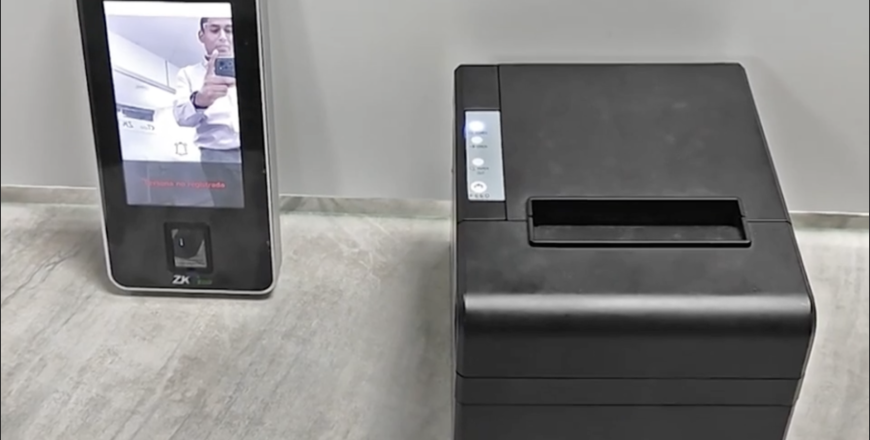 Conexión SpeedFace V5L con una Impresora ZKTeco